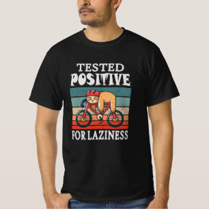 Camiseta Dio positivo por pereza Perezoso en Bicicleta