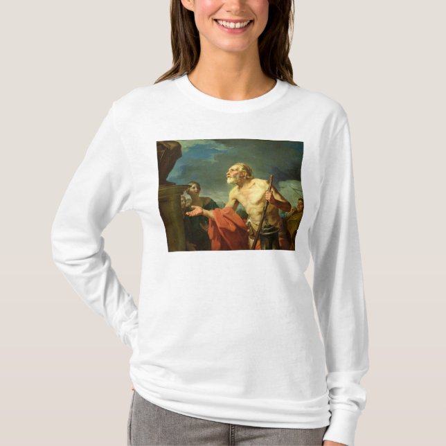 Camiseta Diógenes que pide limosnas, 1767 (Anverso)