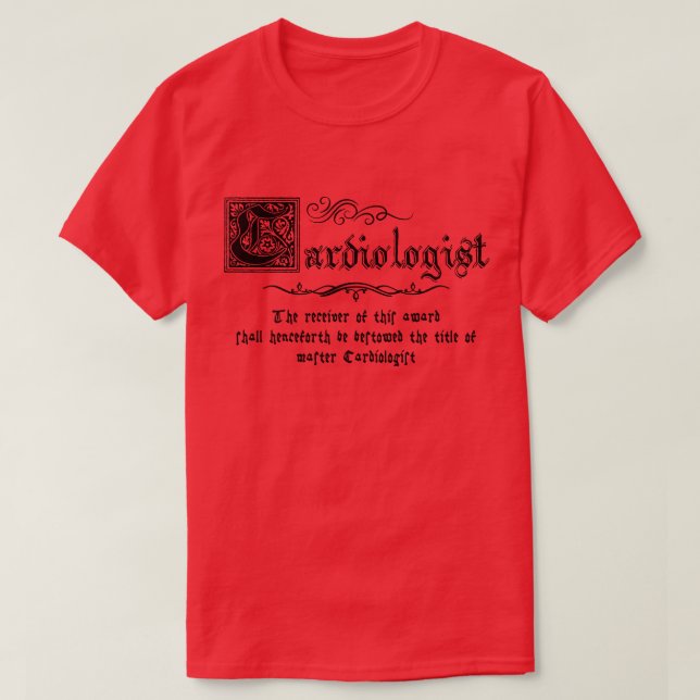 Camiseta Diólogo de máster medieval (Diseño del anverso)