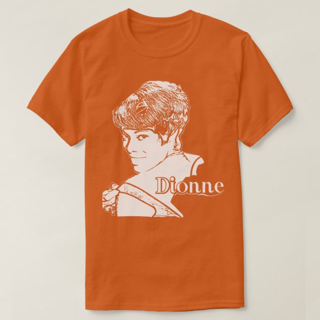 Camiseta Dionne Warwick Singer Vintage (Diseño del anverso)
