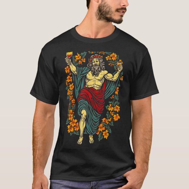 Camiseta Dionysus Greek Mythology God (Anverso)