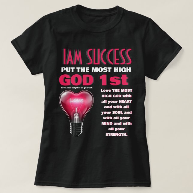 CAMISETA DIOS 1º (Diseño del anverso)