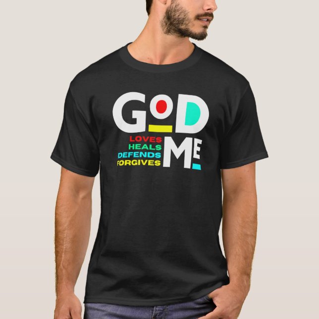 Camiseta Dios ama a los curadores defiende a los cristianos (Anverso)