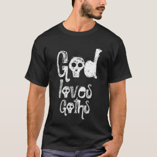 Camiseta Dios ama a los Góticos
