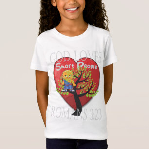 Camiseta Dios ama a los niños pequeños