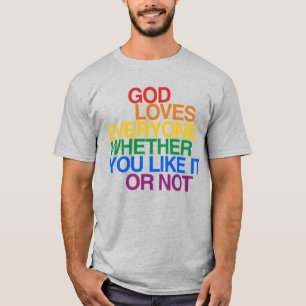 CAMISETA DIOS AMA A TODOS