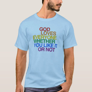CAMISETA DIOS AMA CADA UNO -