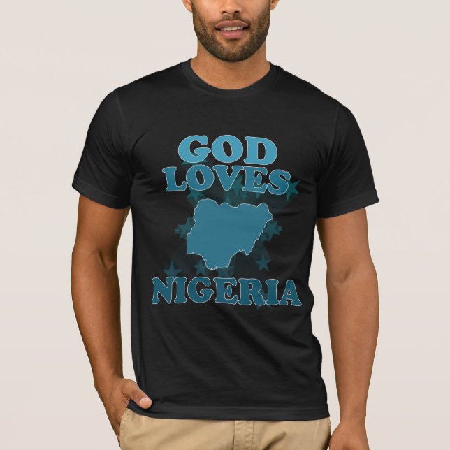 Camiseta Dios ama Nigeria (Anverso)