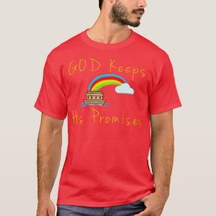 Camiseta Dios Arco y Arcoiris cumple sus promesas Noah Reli