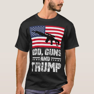 Camiseta Dios arma y Trump