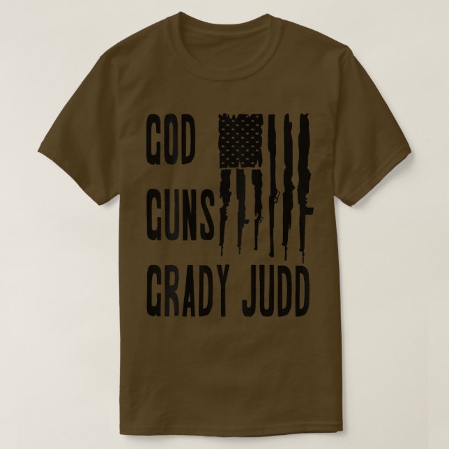 Camiseta Dios, armas, Grady Judd Bandera Americana  (Diseño del anverso)