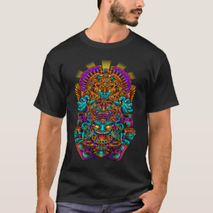 Camiseta DIOS AZTEC DE LA Casa de Rock MUSICAL EDM Rave Dan