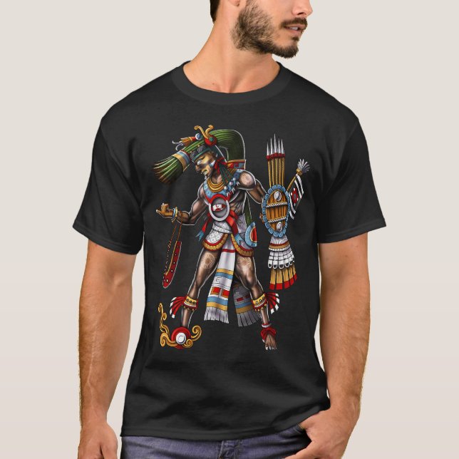 Camiseta Dios Azteca Tezcatlipoca (Anverso)