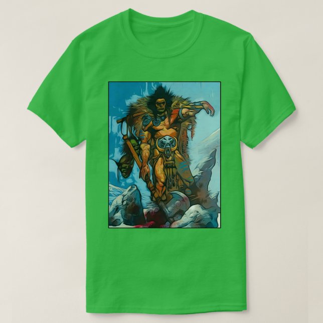 Camiseta Dios bárbaro (Diseño del anverso)