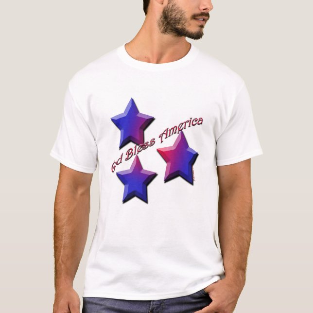 Camiseta Dios bendice América (Anverso)