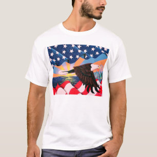 CAMISETA DIOS BENDICE AMÉRICA