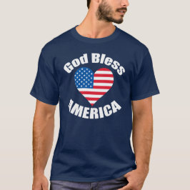 Camiseta Dios bendice el corazón de América