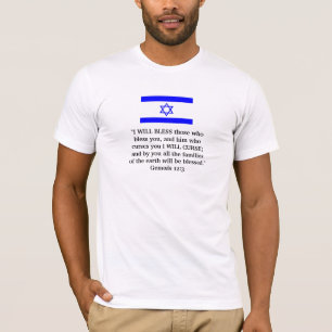 Camiseta Dios bendice Israel