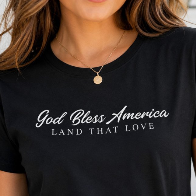 Camiseta Dios Bendiga a América (Subido por el creador)