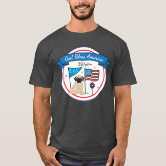 Camiseta Dios bendiga a América 250 años
