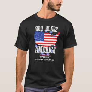 Camiseta Dios bendiga a América, especialmente al condado d