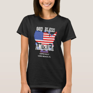 Camiseta Dios bendiga a América especialmente Vero Beach FL
