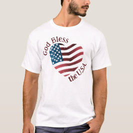 Camiseta Dios bendiga a EE. UU. América 