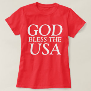 Camiseta Dios bendiga a Estados Unidos