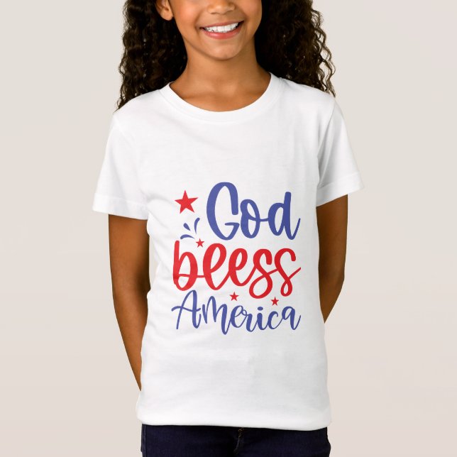 Camiseta Dios bendiga a Estados Unidos (Anverso)