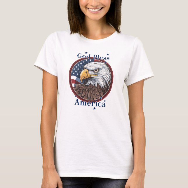 Camiseta Dios bendiga a Estados Unidos (Anverso)