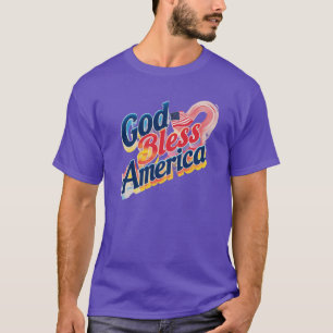 Camiseta Dios bendiga a Estados Unidos