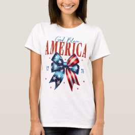 Camiseta Dios bendiga a Estados Unidos 1776