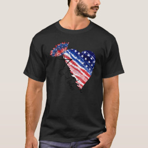 Camiseta Dios Bendiga A Estados Unidos 4 De Julio Por La In