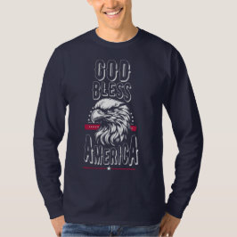 Camiseta Dios bendiga a Estados Unidos, águila de Estados U