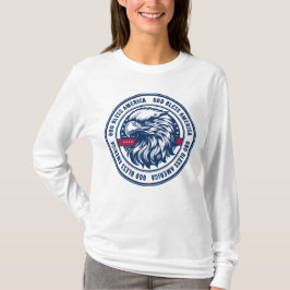 Camiseta Dios bendiga a Estados Unidos, águila estadouniden