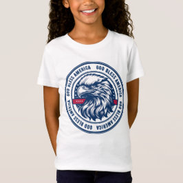 Camiseta Dios bendiga a Estados Unidos, águila estadouniden