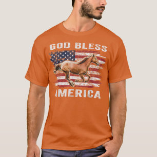 Camiseta Dios bendiga a Estados Unidos Bandera Americana de