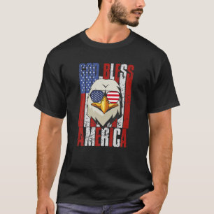Camiseta Dios bendiga a Estados Unidos Bandera Estadouniden