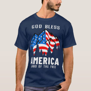 Camiseta Dios bendiga a Estados Unidos Christian Patriot Pr
