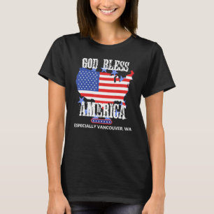 Camiseta Dios bendiga a Estados Unidos especialmente a Vanc