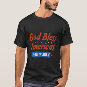 Camiseta Dios Bendiga A Estados Unidos Feliz 4 De Julio Pat