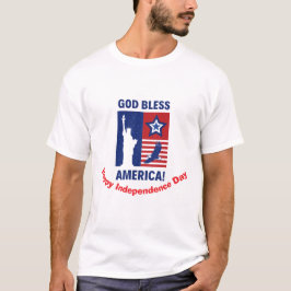 Camiseta "Dios bendiga a Estados Unidos" Personalizado de S