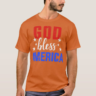 Camiseta Dios bendiga a estados unidos por el Día de la Ind
