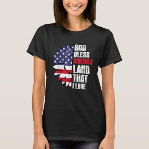 Camiseta Dios bendiga a Estados Unidos tierra que me encant