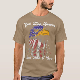 Camiseta Dios bendiga a Estados Unidos tierra que me encant