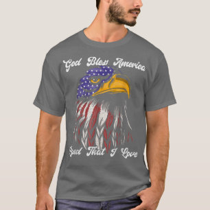 Camiseta Dios bendiga a Estados Unidos tierra que me encant