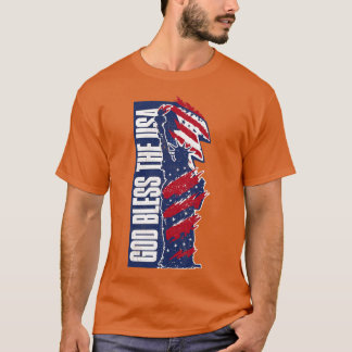 Camiseta Dios bendiga a la Dama de la Libertad de Estados U