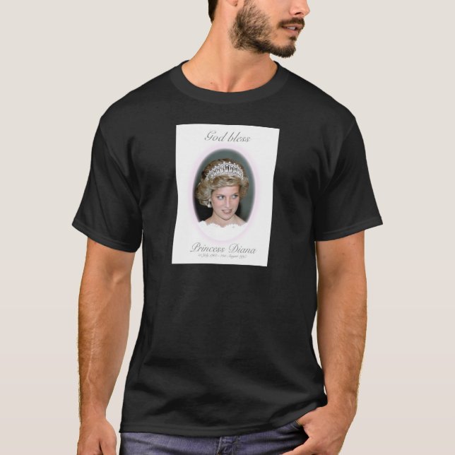 Camiseta Dios bendiga a la princesa Diana (Anverso)