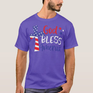 Camiseta Dios bendiga a los Estados Unidos Cristianos Relig