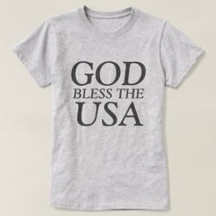 Camiseta Dios bendiga a los Estados Unidos II